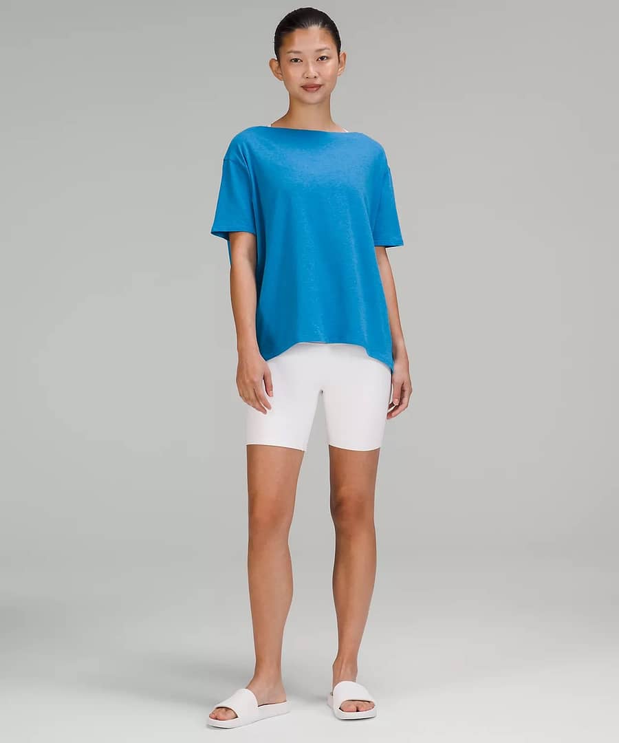 Back in Action Short Sleeve T-Shirt - heathered poolside 2