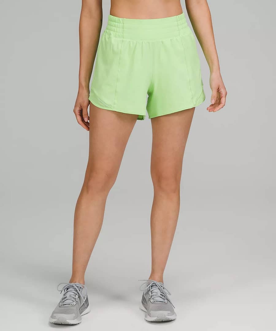 Hotty Hot High-Rise Lined Short 4- scream greem light