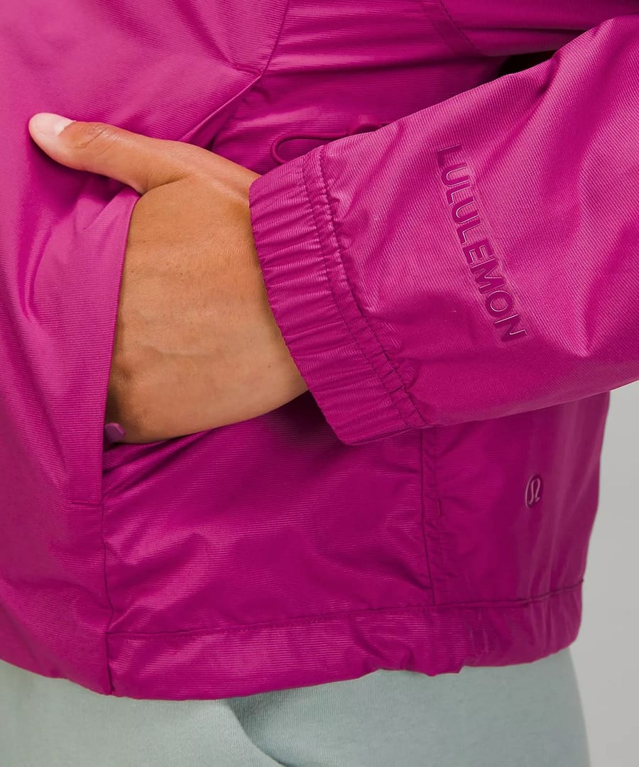 Lightweight Cropped Track Jacket magenta purple 3