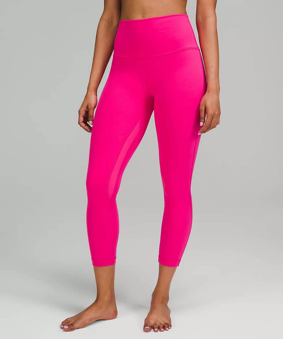 lululemon align high-rise crop - sonic pink