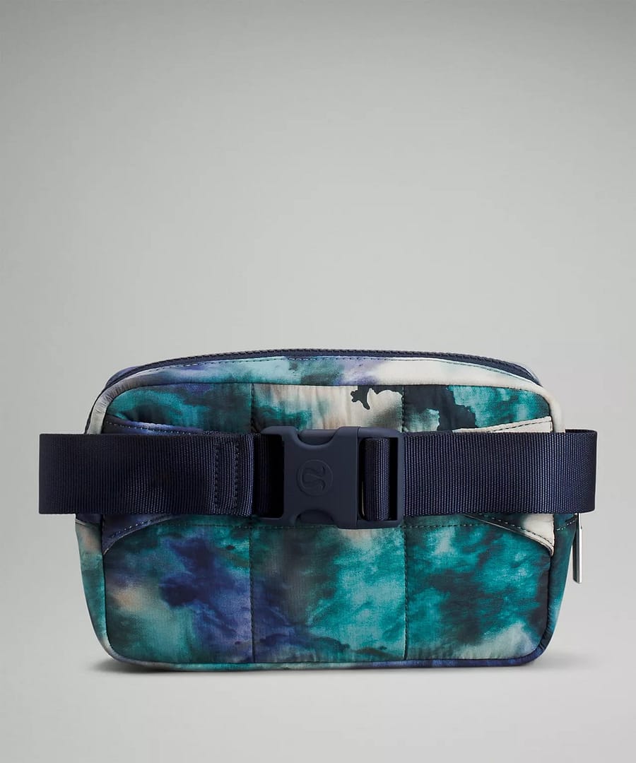 Quilted Grid Belt Bag meteaor wash print multi 2