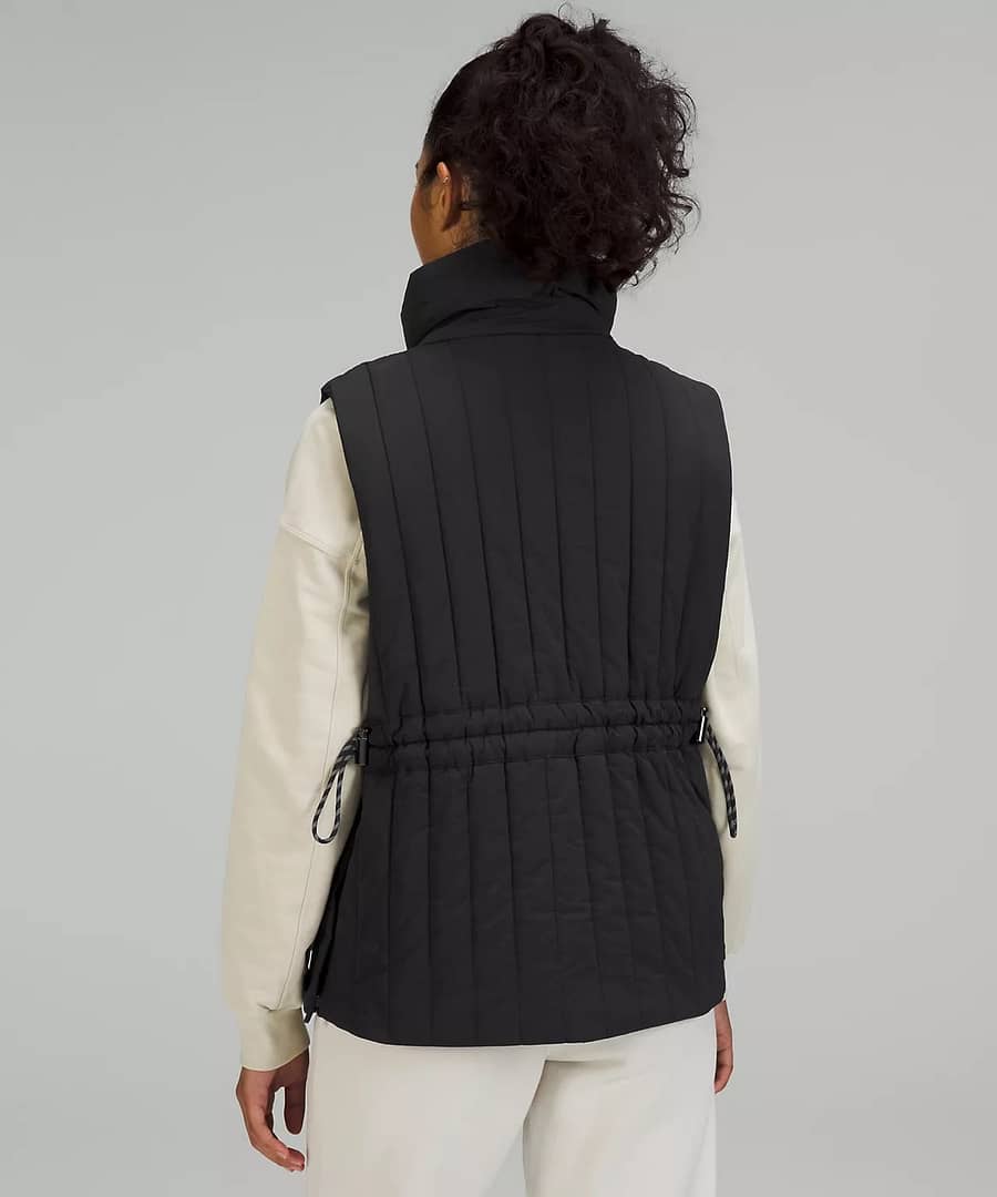 Water-Repellent Insulated Vest - green foliage - black 3