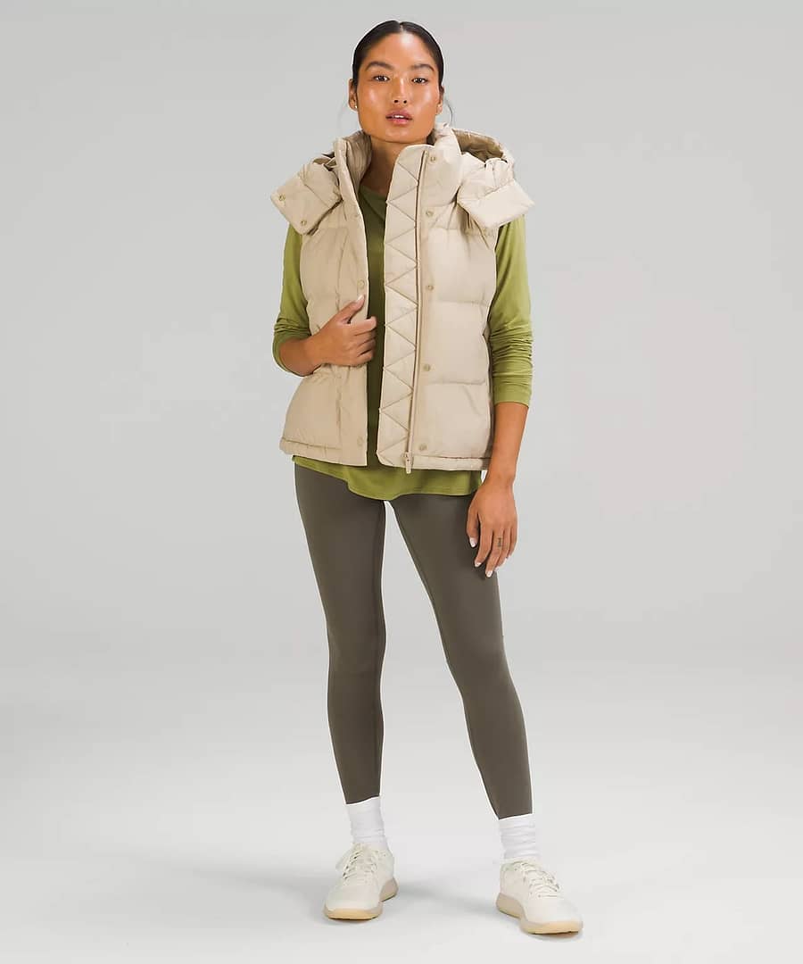 wundeer puff cropped vest