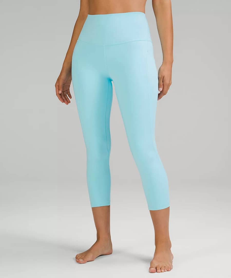 lululemon Align™ High-Rise Crop with Pockets 23 - icing blue 3