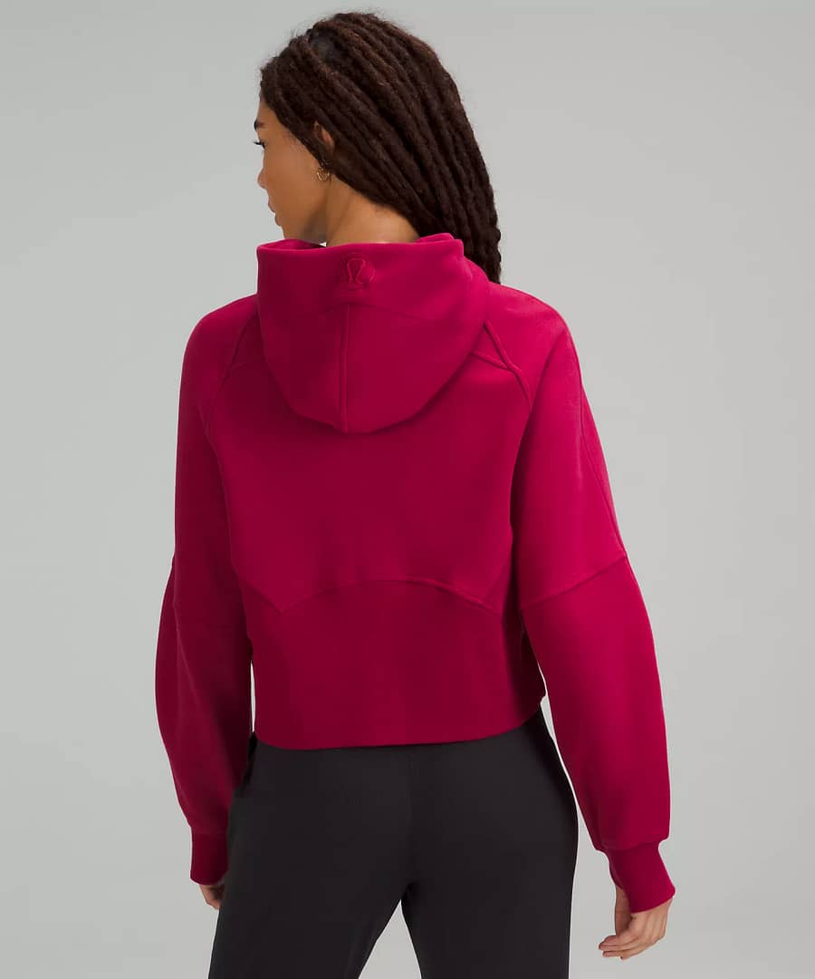 lululemon Scuba Oversized Full Zip Hoodie - pomegranate - black friday 2022