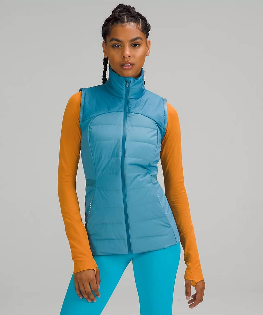 down for it all vest - lululemon color oceanic