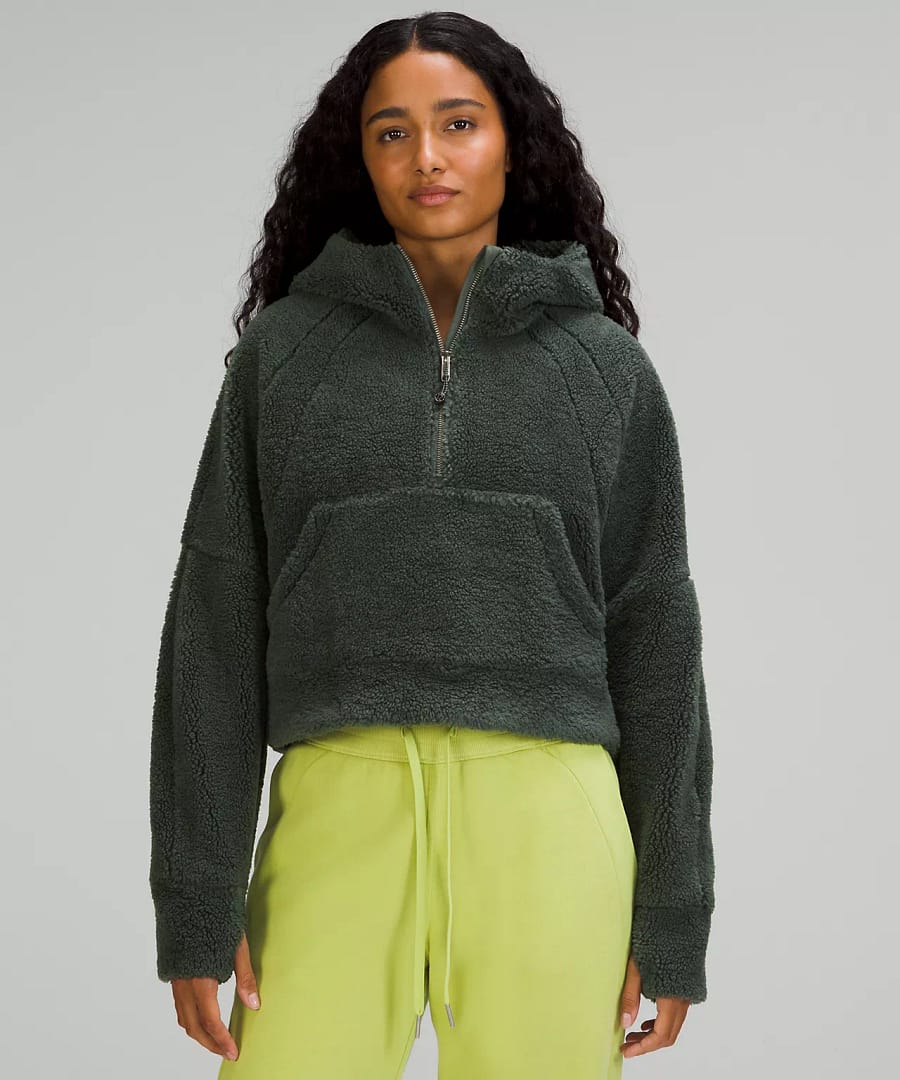 Scuba Oversized Half-Zip Fleece Hoodie 3