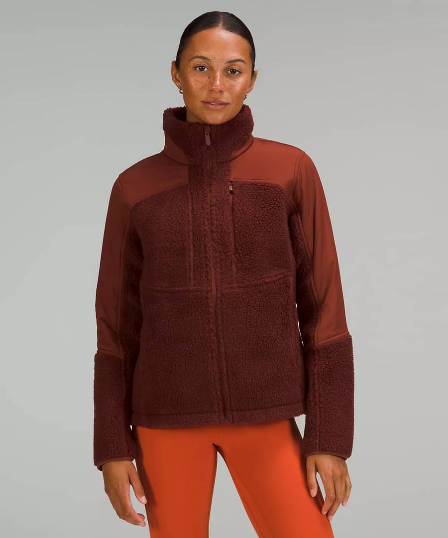 Textured Fleece Full-Zip Jacket 2