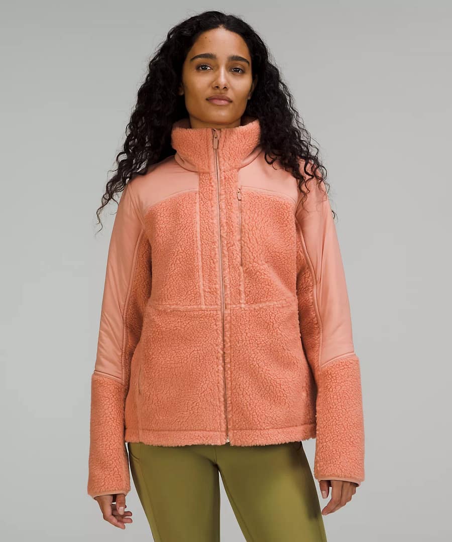 Textured Fleece Full-Zip Jacket