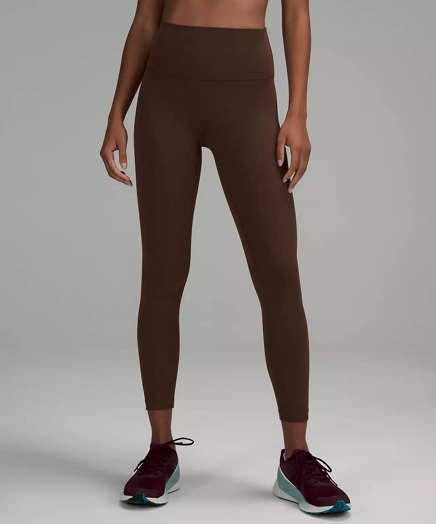 lululemon leggings - Wunder Train High-Rise Tight 25 - java - brown leggings