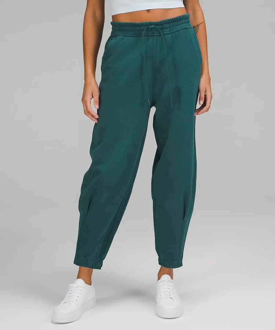 Loungeful Oversized-Fit High-Rise Cropped Jogger