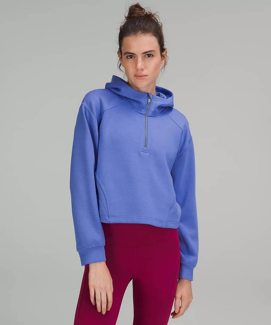 Modal Spacer Training Half-Zip Hoodie - wild indigo - lululemon