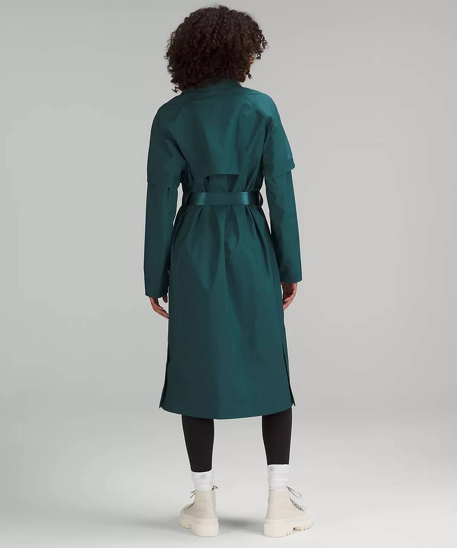 Belted Rain Trench Coat - lululemon rain jacket