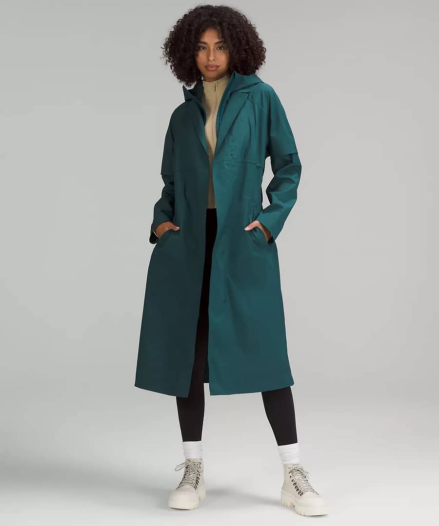 Belted Rain Trench Coat - lululemon rain jacket