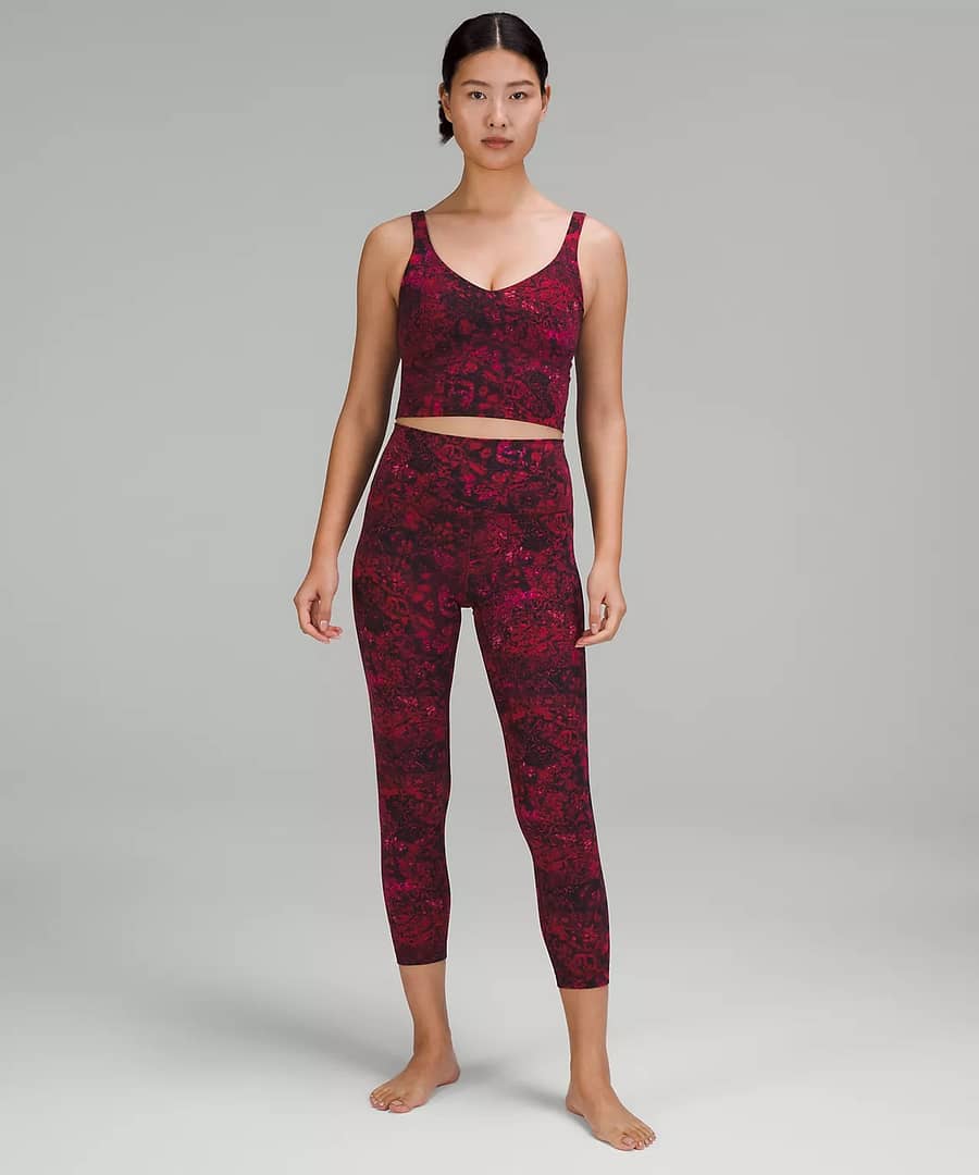 top and bottom of the lululemon Align Tank Top - sonic phase multi