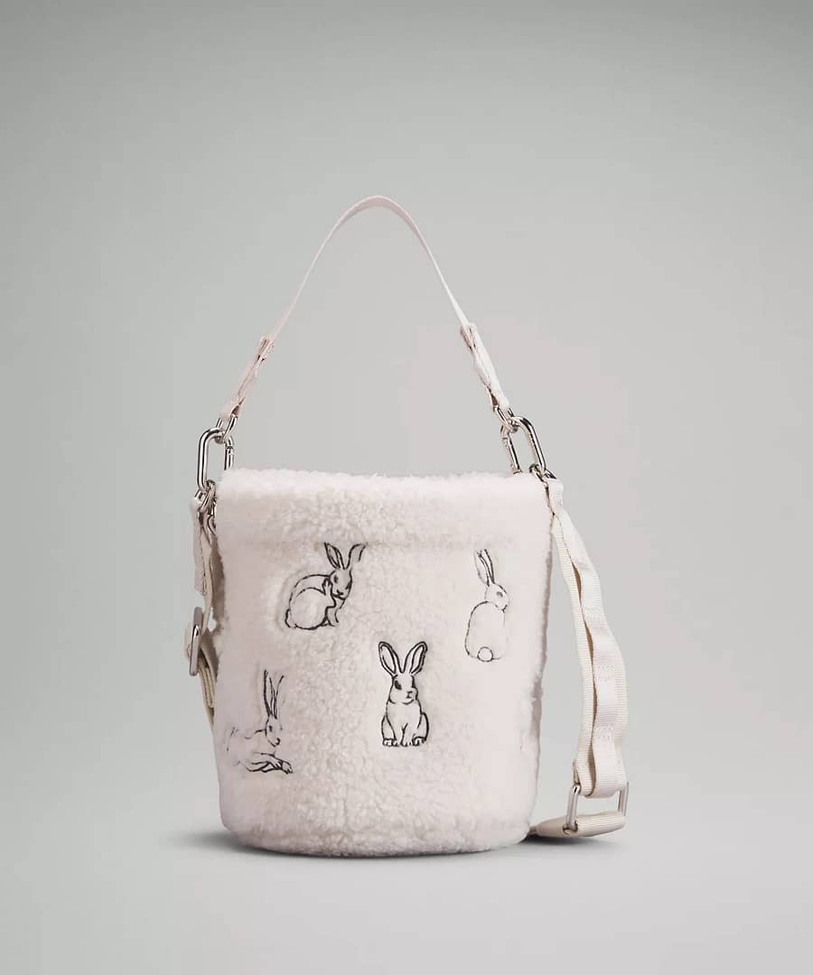 lululemon lunar new year crossbody bucket bag rabbit