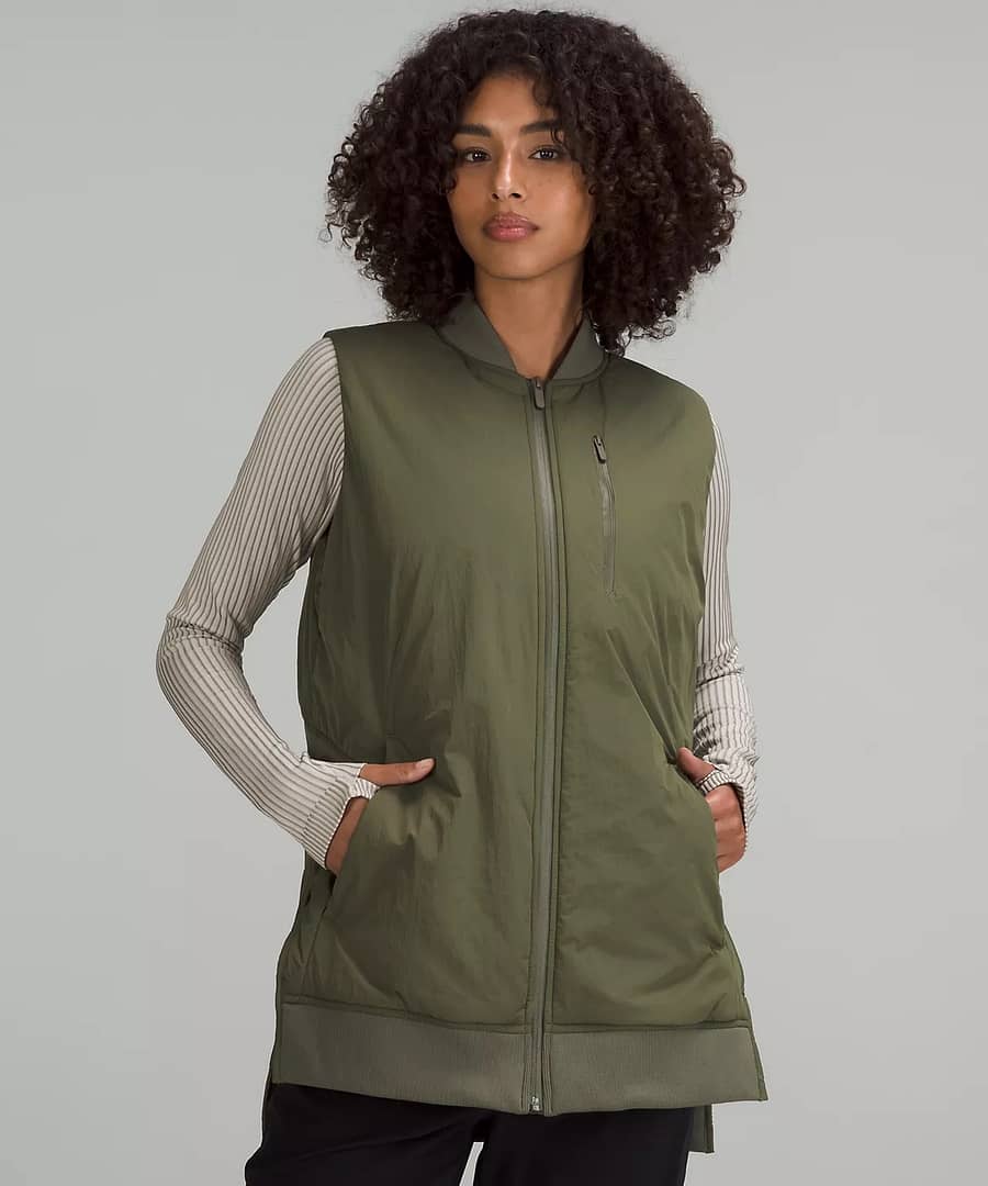 lululemon - Long Insulated Bomber Vest