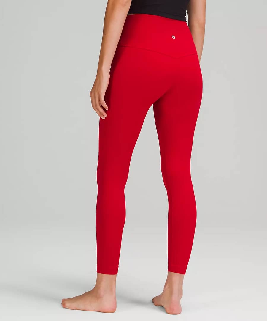lululemon Align High-Rise Pant 25" - Dark Red back details