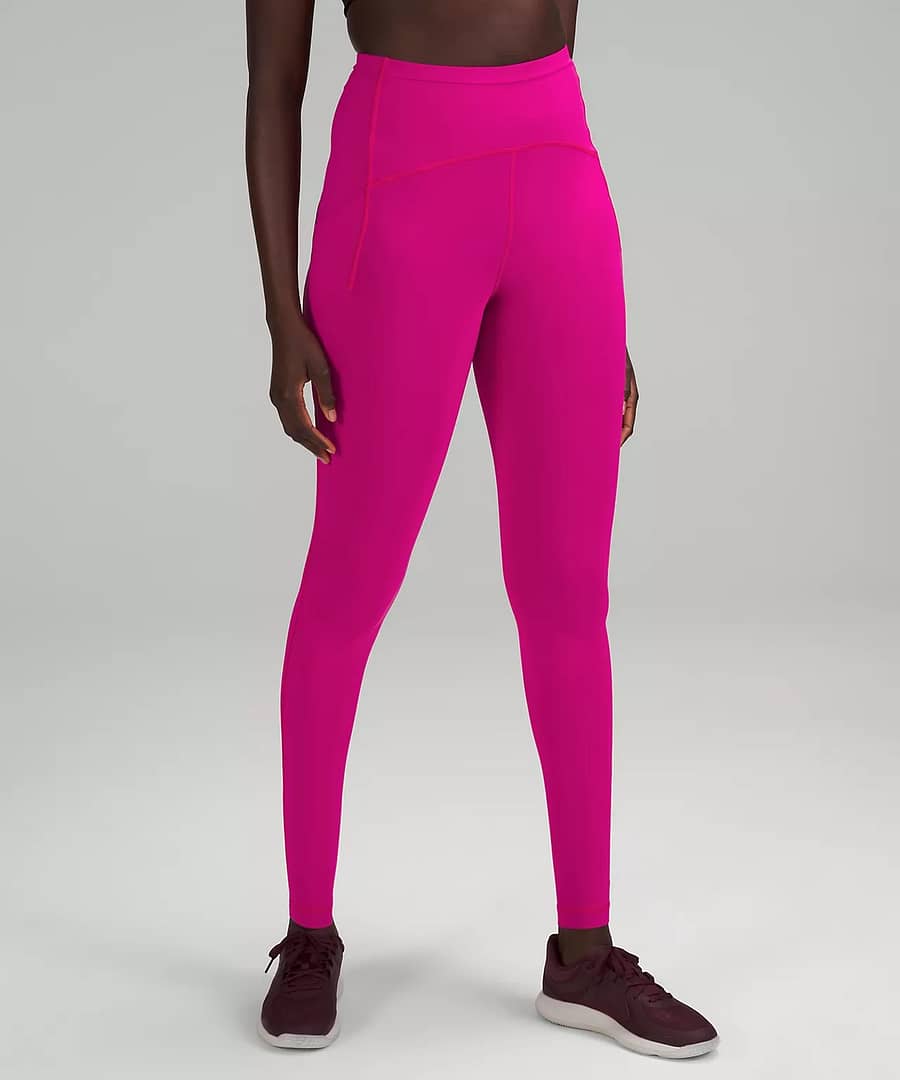 lululemon - Swift Speed High-Rise Tight 28" Neon Wash - sonic pink - lululemon tights