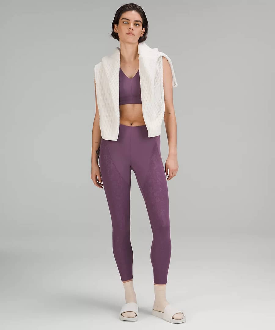 lululemon lab Embossed Nulu Yoga Tight 25"