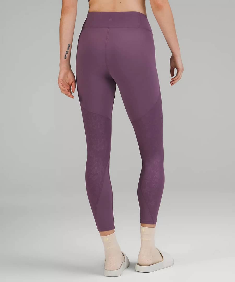 lululemon lab Embossed Nulu Yoga Tight 25"