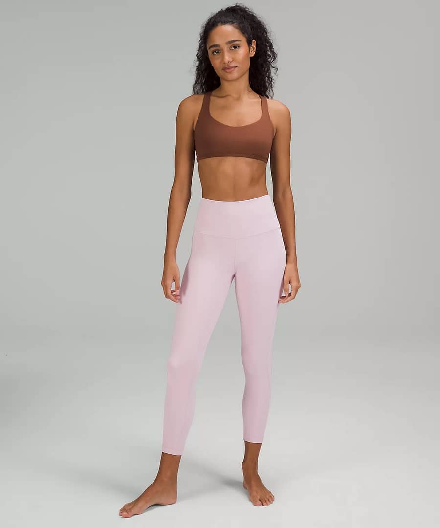 lululemon leggings - lululemon Align High-Rise Pant 25" - pink peony