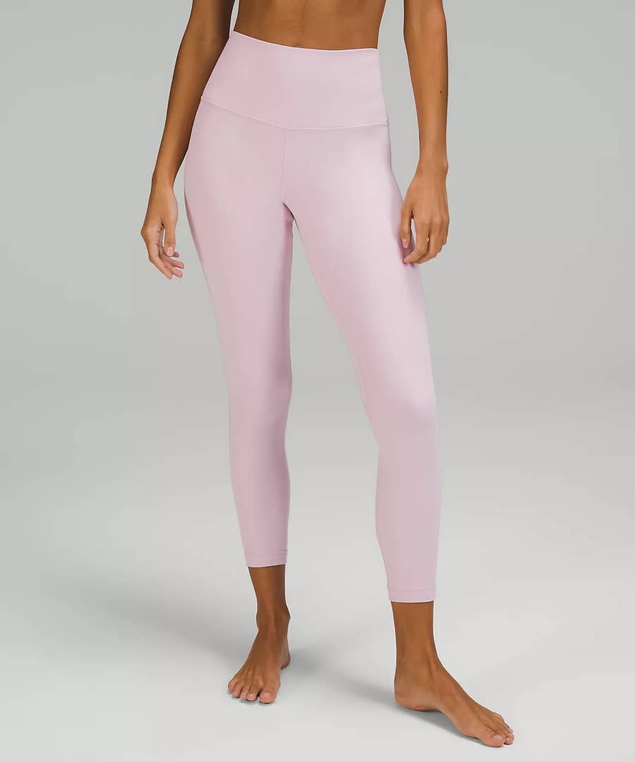 lululemon leggings - lululemon Align High-Rise Pant 25" - pink peony