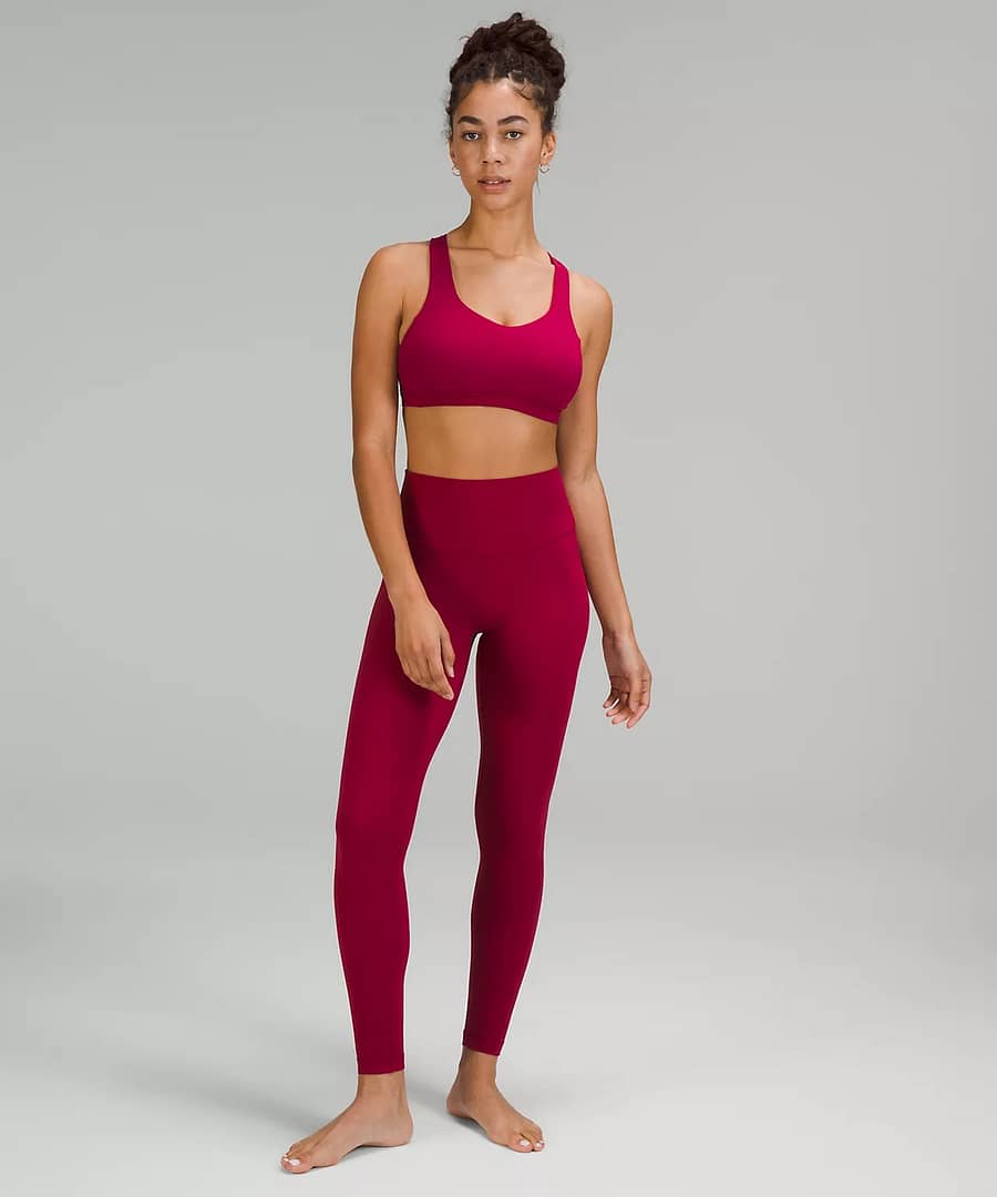 lululemon leggings - lululemon Align High-Rise Pant 28" - pomegranate 3