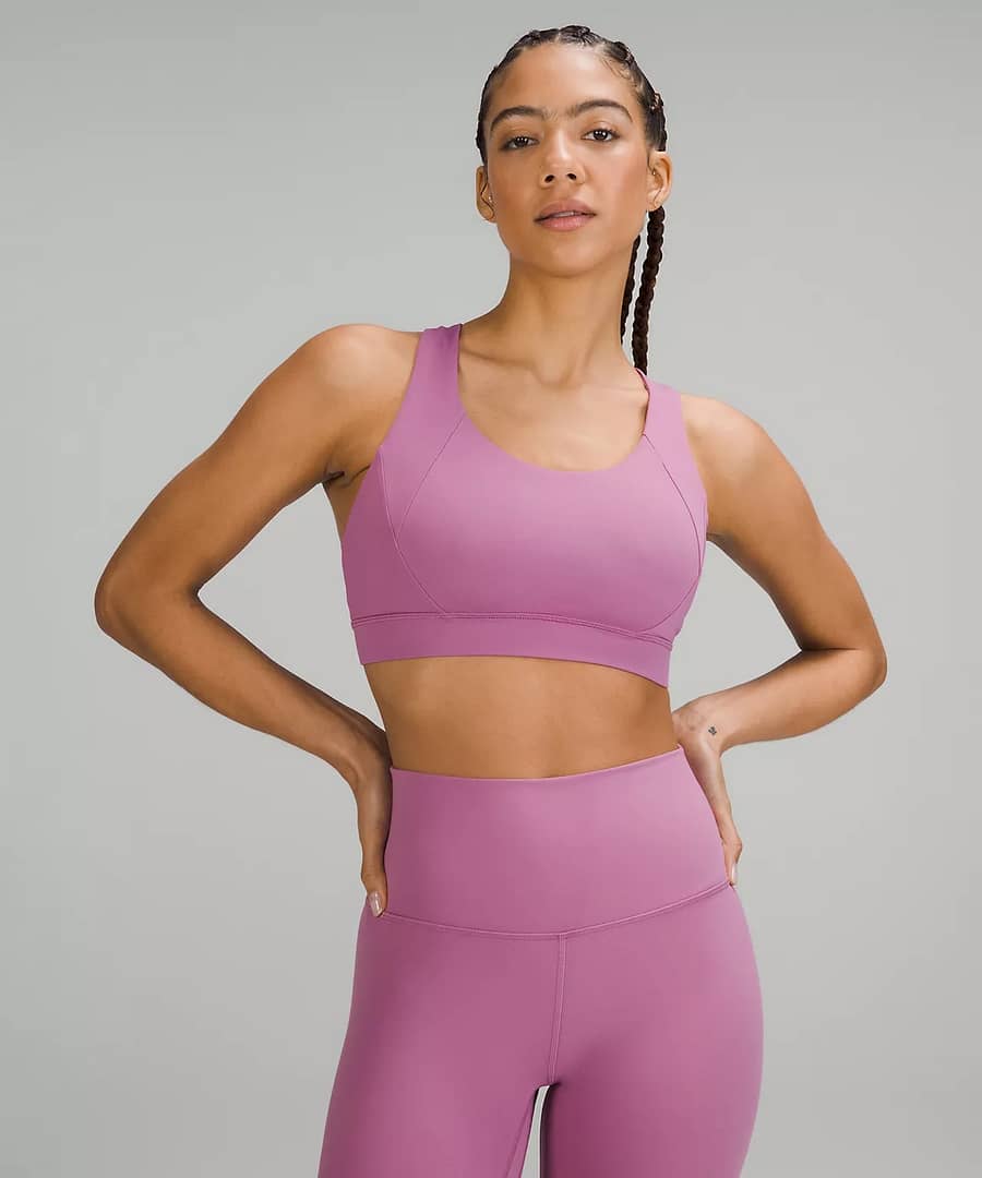 lululemon sports bra - Free to Be Elevated Bra - velvet dust