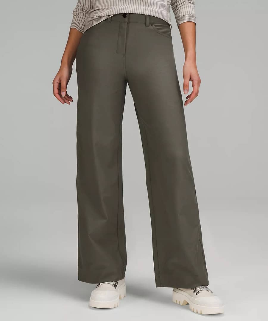 lululemon women's pants - City Sleek 5 Pocket High-Rise Wide-Leg Pant Light Utilitech