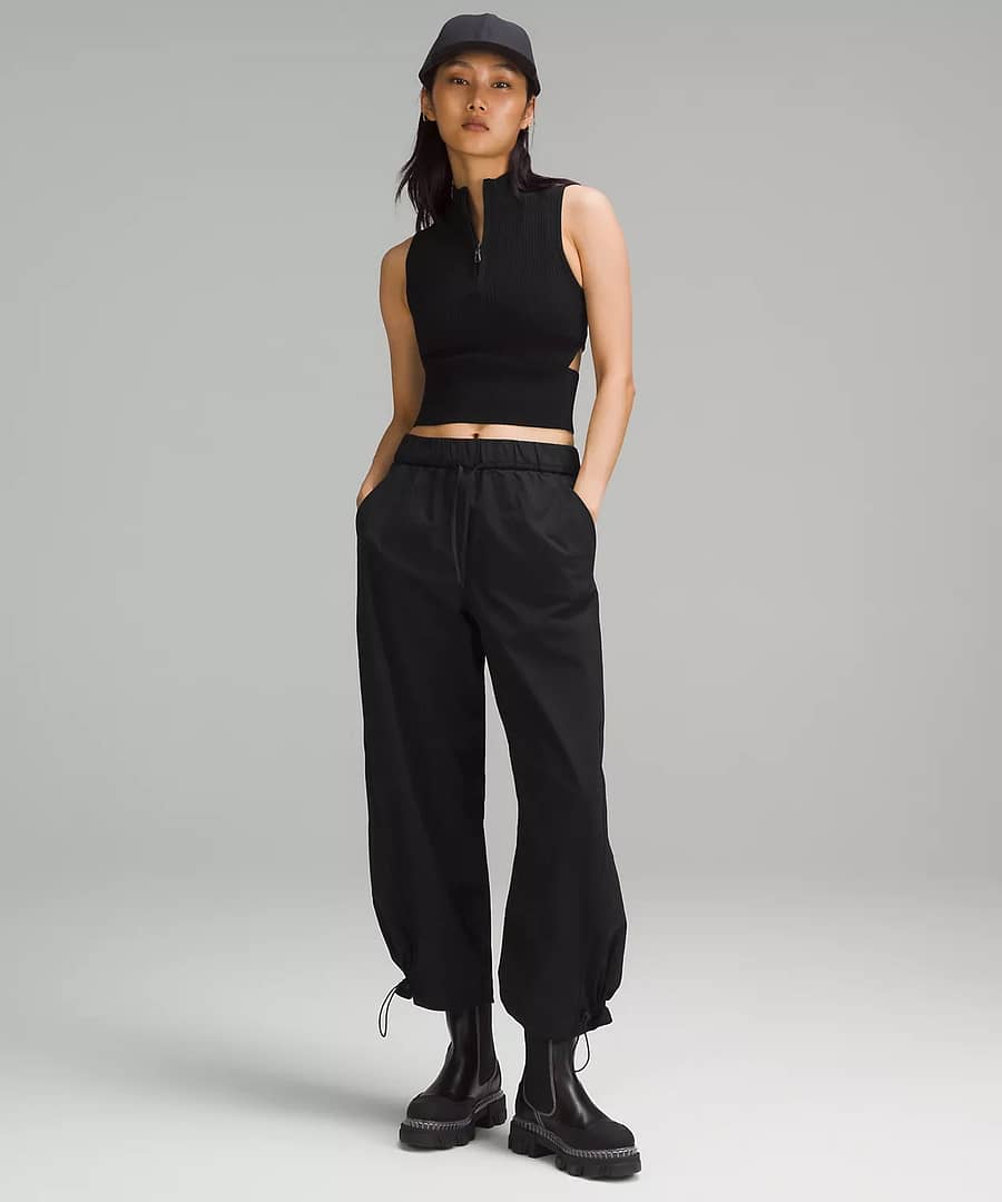 Cinchable Cuff High-Rise Jogger Full Length