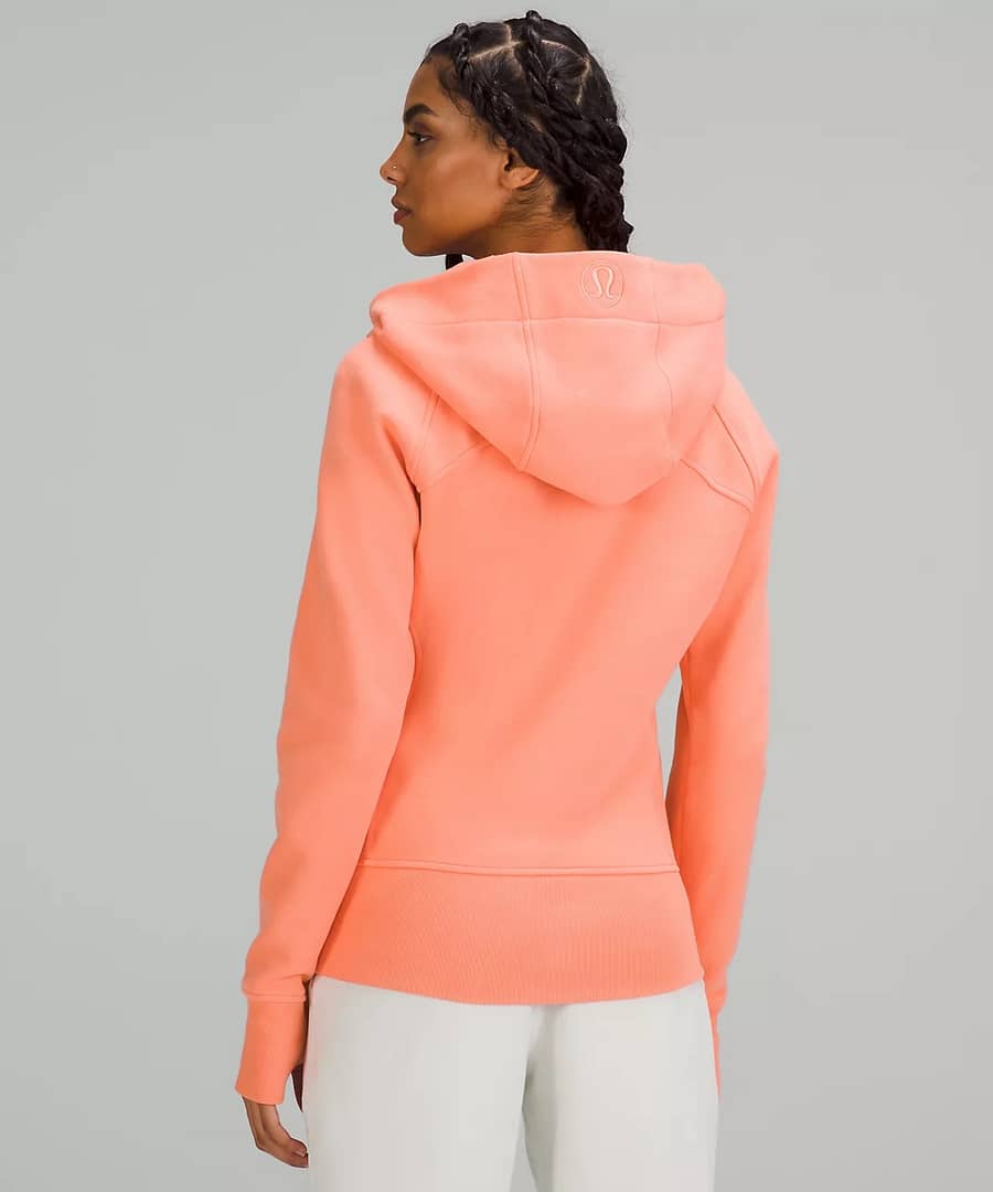 Scuba Full-Zip Hoodie - sunny coral