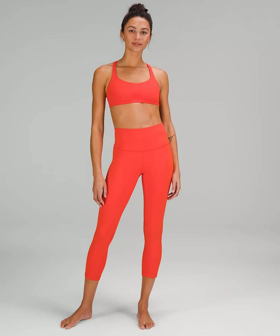 lululemon Align™ High-Rise Crop 23" - solar orange