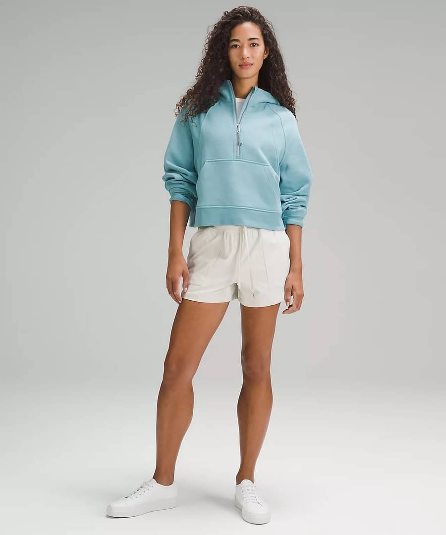 lululemon - Scuba Oversized Half-Zip Hoodie - tidal teal