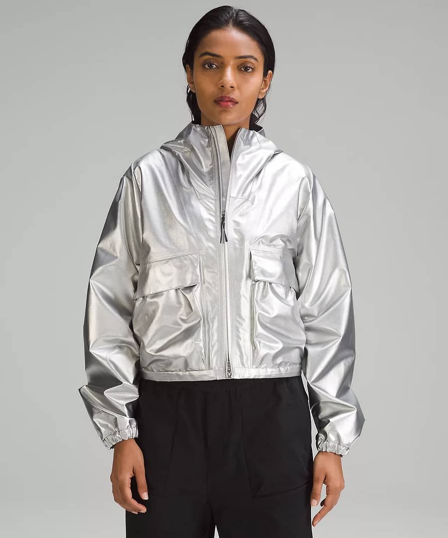 lululemon lab Women's Hooded Metallic Jacket