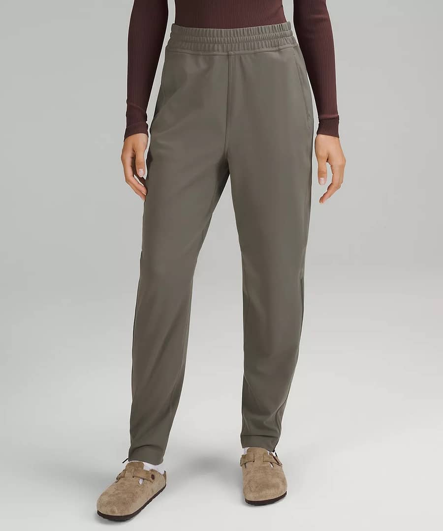 Everlux High-Rise Zip-Leg Track Pants Full Length