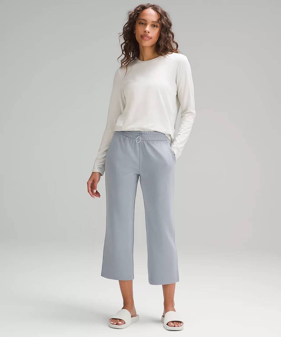 Softstreme High-Rise Straight Leg Cropped Pants 2