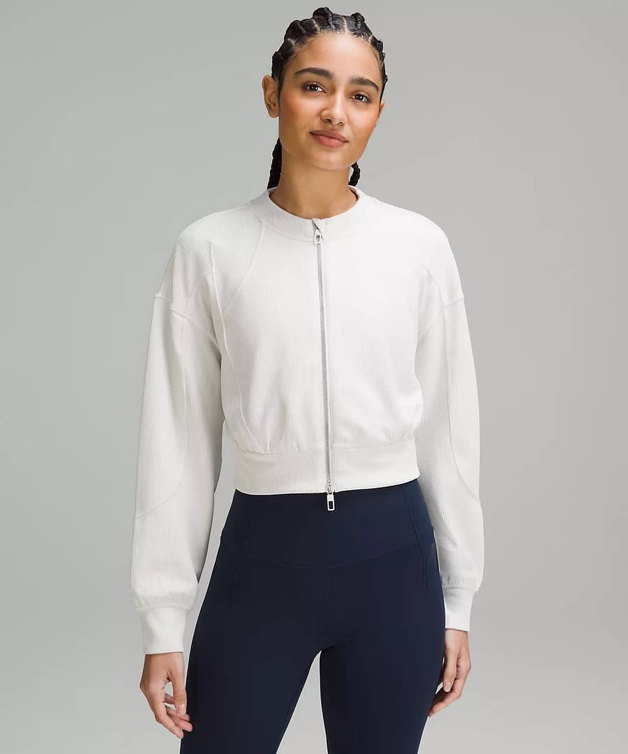 lululemon Ribbed Softstreme Cropped Jacket