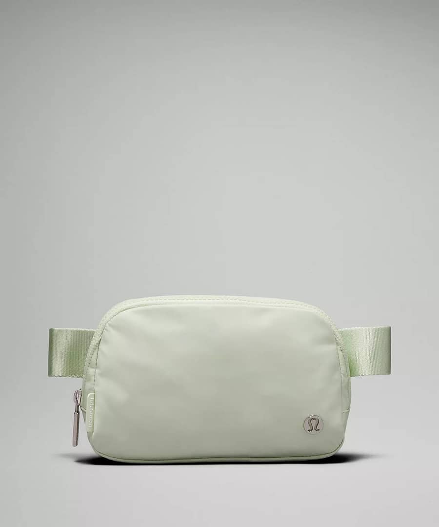 mint green Everywhere Belt Bag 1L for lululemon Restocks