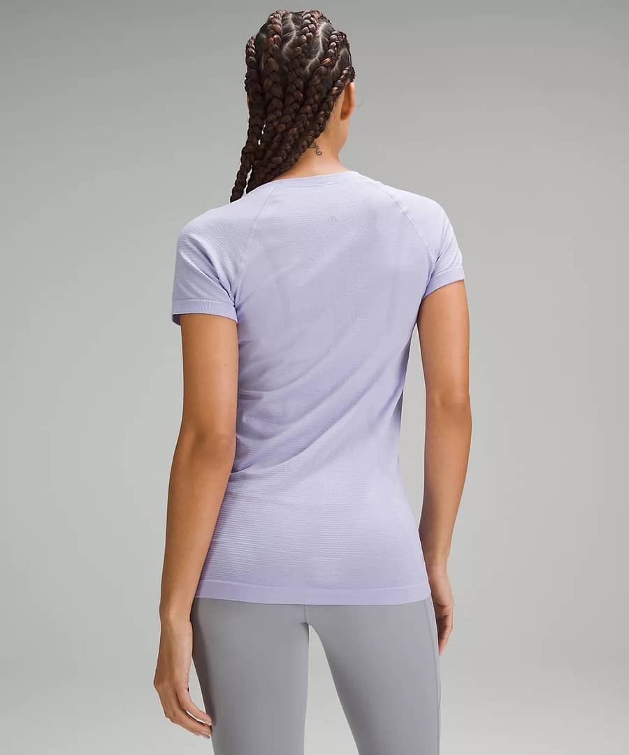 Swiftly Tech Short-Sleeve Shirt 2.0 - lilac smoke 3