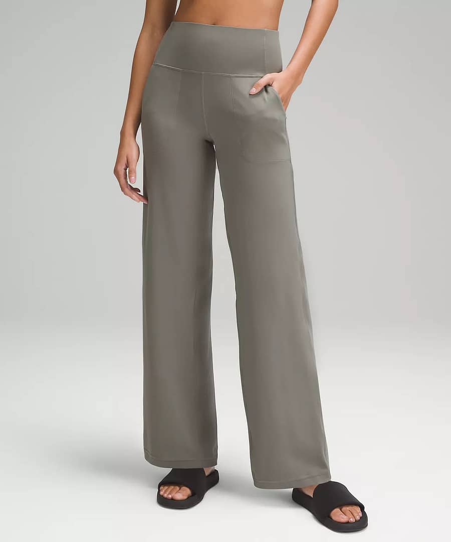 lululemon Align™ High-Rise Wide-Leg Pant 31" - grey sage