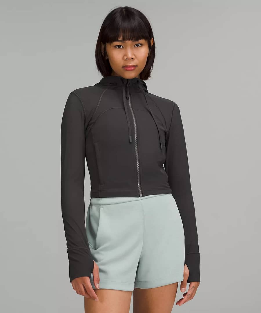 lululemon define jacket Cropped Define Mesh Jacket Nulu in black