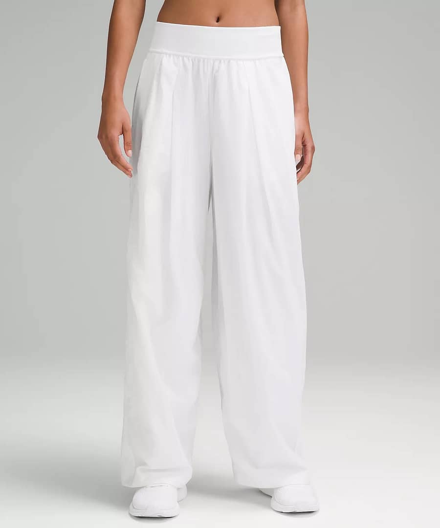 Lightweight Tennis Mid-Rise Track Pants Full Length 3