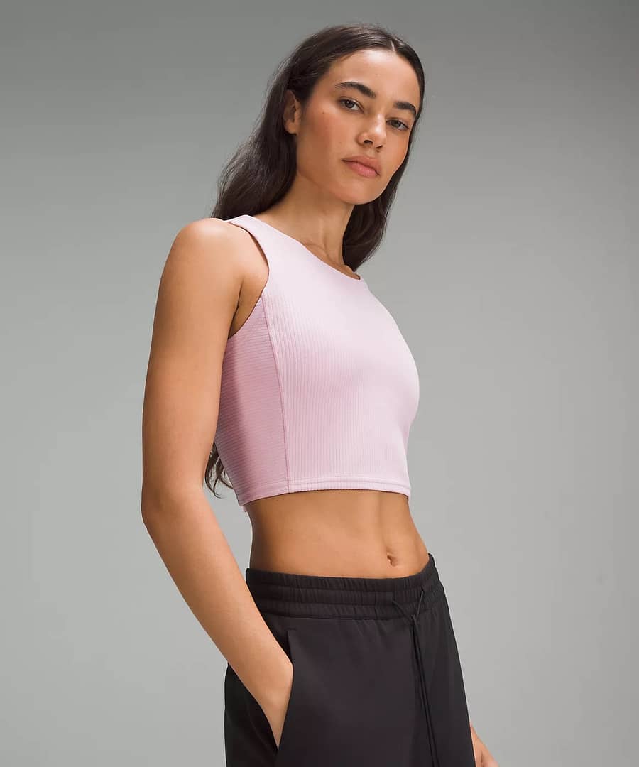 Ribbed Softstreme Cropped Tank Top 3 for Lululemon weekly product drop