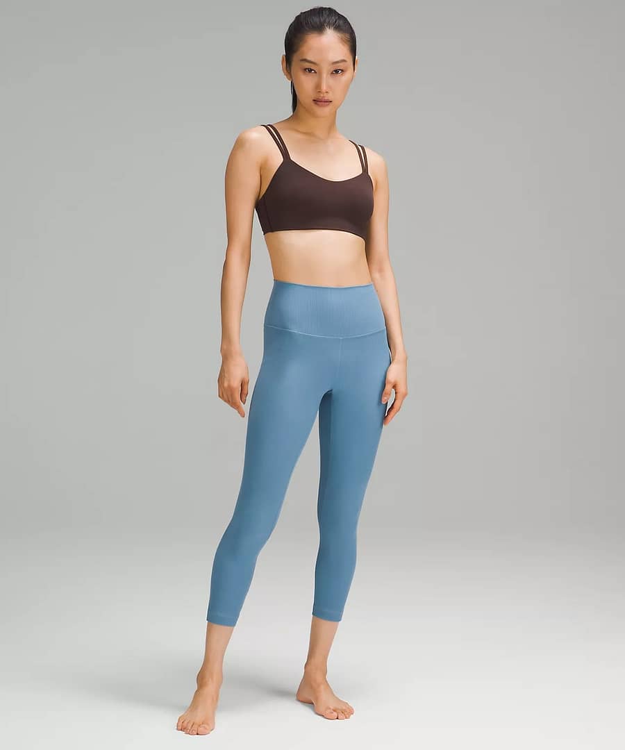 lululemon Align Ribbed High-Rise Crop 23" Utility Blue