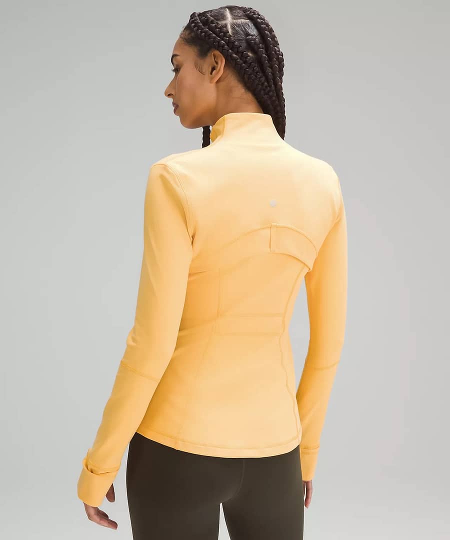 back details of lululemon Define Jacket Luon