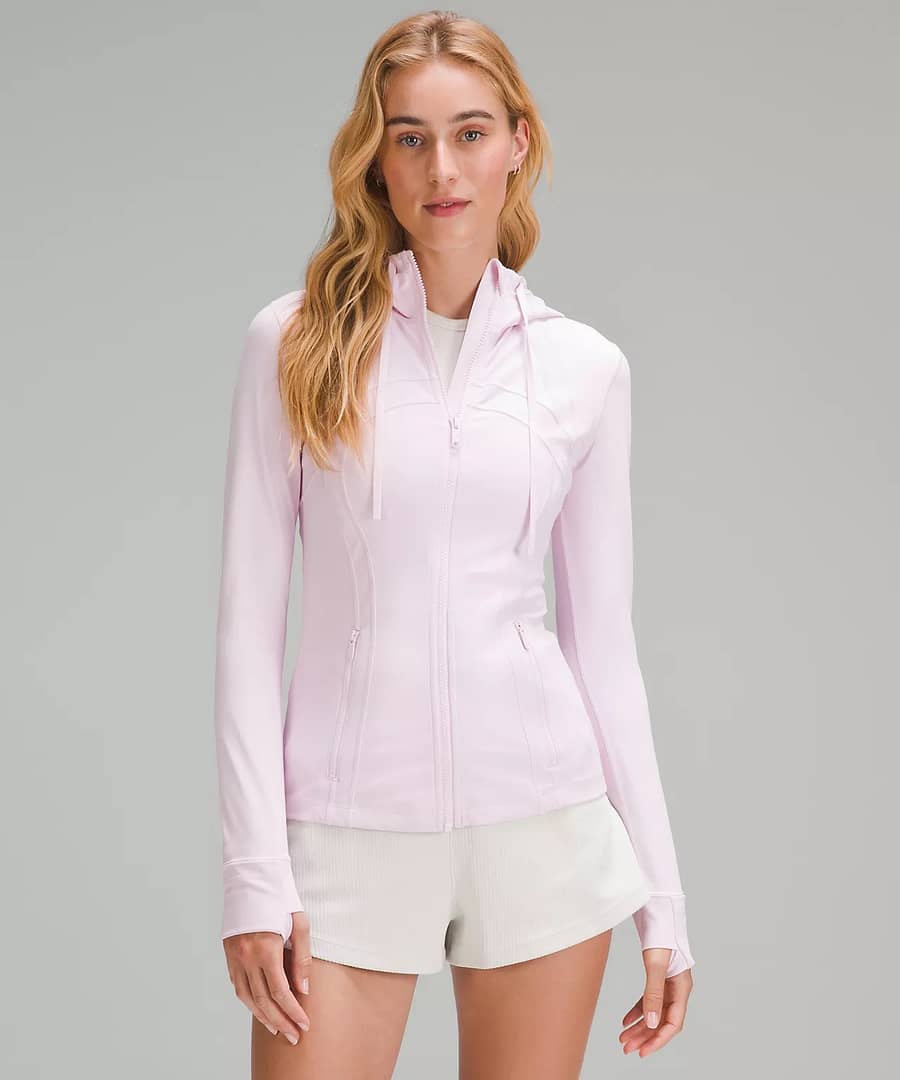 lululemon define jacket pink - meadowsweet pink