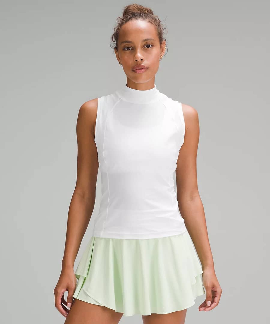 Lightweight Nulux Mock-Neck Tank Top