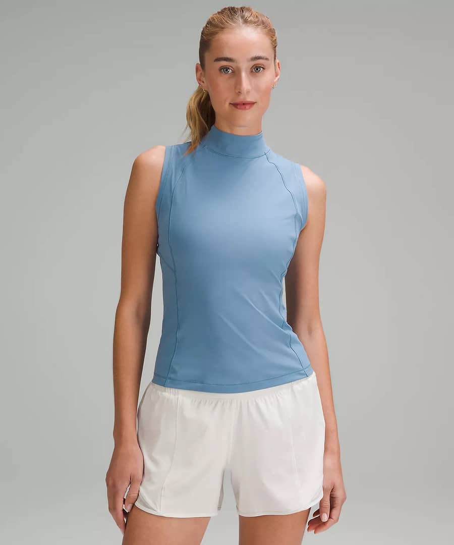 Lightweight Nulux Mock-Neck Tank Top