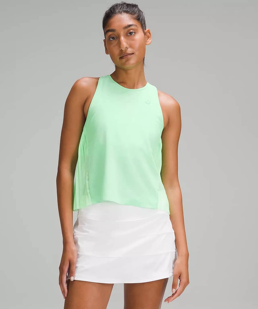 Side Pleats Tennis Tank Top 2